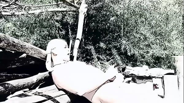 Ordeñándome en la playa nudista