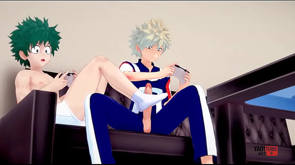 My Hero Academia Yaoi : le plaisir de jouer de Bakugo et Deku - Manga japonais asiatique Anime Hentai Gay Porn