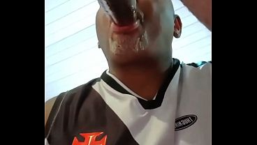 Bisex Christmas party at Santa Claus' house Tigr&atilde_o Negro - Tia Camila