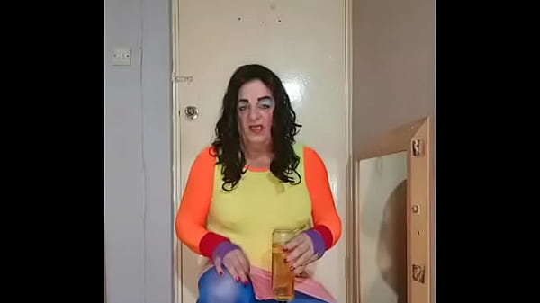 sissy gay crossdresser will not stop swallowing his till you feed him yours and on cam for the world to see