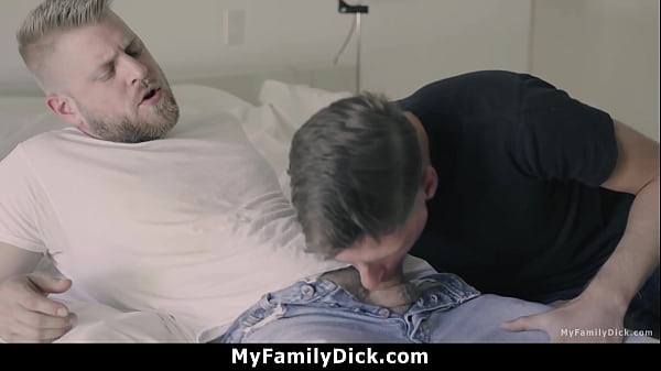 Stepdad Stroking Him to A Creamy Climax - Myfamilydick