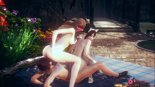 Orgie Hentai 2 filles 2 garçons