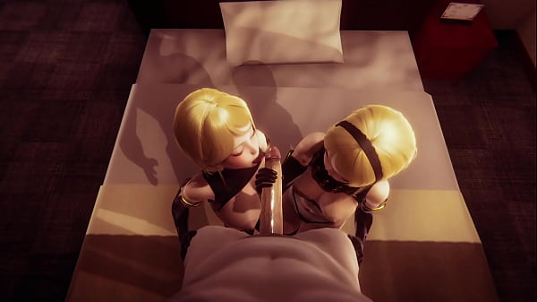Die Zwillinge aus Nier: Automata l 3D-Hentai-Anime gefickt