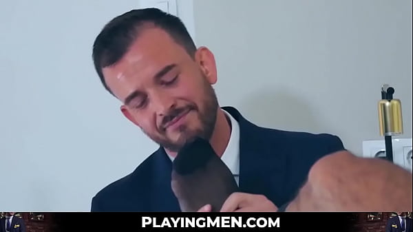 The pulsating cock of kinky businessman Marco Napoli is deeplythroated