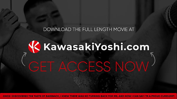 KawasakiYoshi.com - Japanese hunk Shusaku takes a massive dildo up his ass courtesy of Yoshi Kawasaki