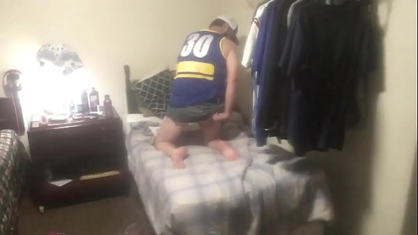 Husband caught gay masterbateing with wife&rsquo_s dildo