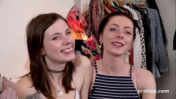 Beautiful young German girls lick and finger each other