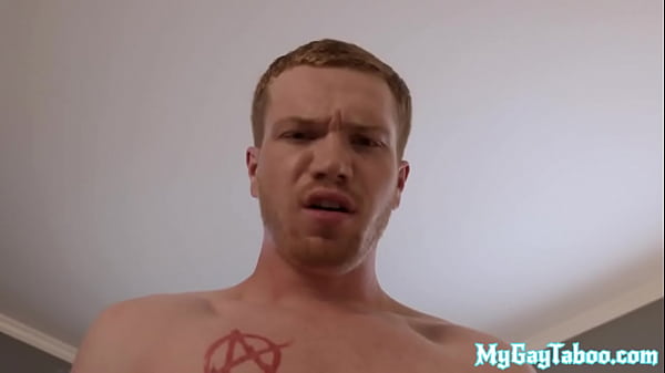 Inked jock rimmed and breeded for jizz by stepbro after bj