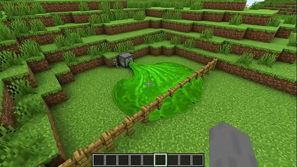 REALISTIC MINECRAFT satisfying CUM, LAVA and DESTRUCTION. ASMR