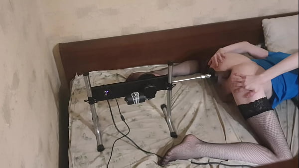 Crossdresser foda anal máquina de vídeo caseiro