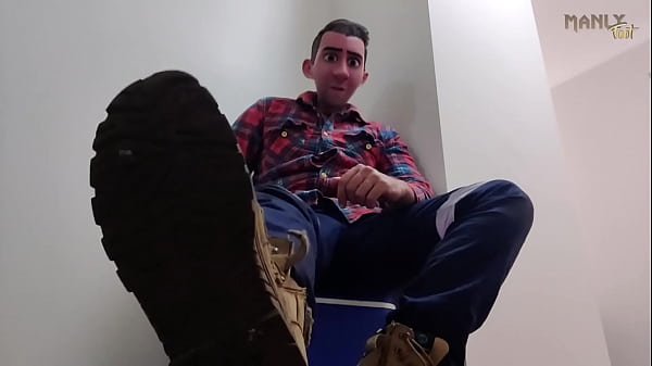 同性恋爸爸 - 吃橡胶！ - 热辣的迪夫叔叔度过了糟糕的一天&amp_想要你吃东西&amp_舔他的靴子！