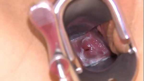 Gyno dildo and pussy gapped very hard